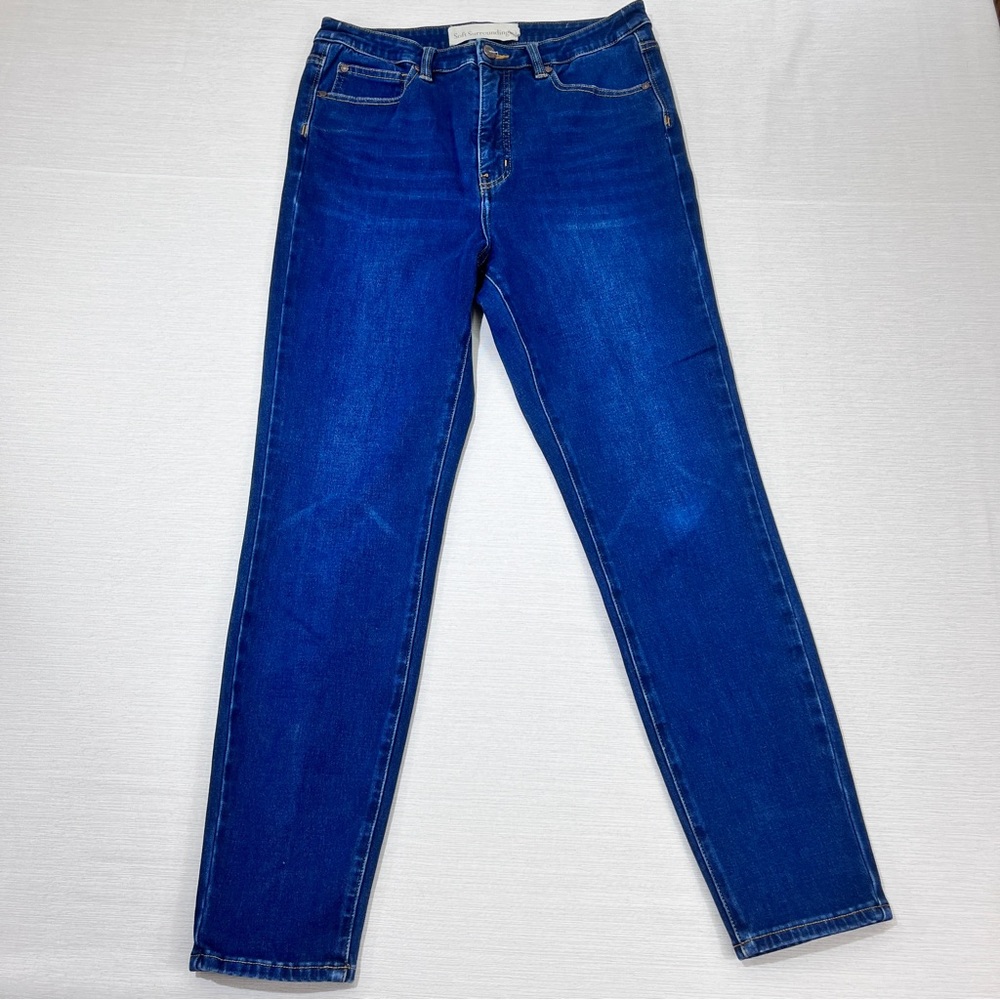 SOFT SURROUNDINGS High Rise Slim Jeans Sz 12